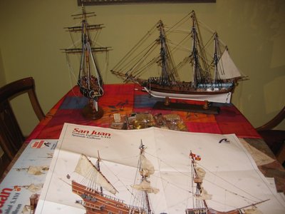 San juan con el Hunter y Le Tonnant