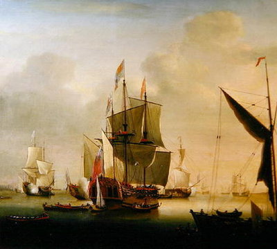 Thomas Allin - The Royal Caroline at Spithead.jpg