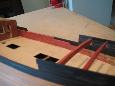 Forrado interno con madera roja de peroba