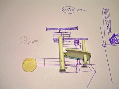 boceto y primeros pasos de antenas de radar