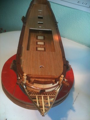 Entablillado de roda y gambotas