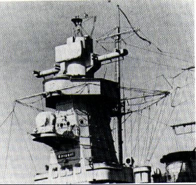 Deployment of radar on ships began in 1937 with the Seetakt FuMO units which were similar to the Freya but operated on a wavelength of 60 cm (500 MHz). Four units were built and installed on the &quot;Koenigsberg,&quot; &quot;torpedo boat G10,&quot;  battleship &quot;Admiral Graf Spee,&quot; and the &quot;Strahl.&quot; The Admiral Graf Spee used this unit successfully against shipping in the Atlantic. In Dec. 1939, after heavy fighting, the Admiral Graf Spee was severely damaged and the captain scuttled the ship in the neutral harbor off of Rio de Janeiro. The ship sank in shallow water such that its radar antenna was still visible. British photos taken of the ship showed the mattress radar antenna of the Seetakt radar. This is the first time that the British had seen radar being used by the Navy. In 1940, the British started deploying ship born radar.<br />In 1939, GEMA began delivery of 31 Seetakt radar sets called Dete 1 that operated on a wave length of 81.5 cm (368 MHz)