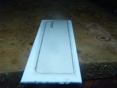 lo pego sobre una lamina de acrilico de 2 mm