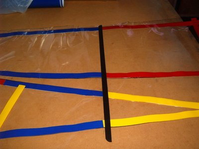 saque tiras de 2 cm,
