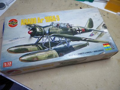 LA TAN PRECIADA MAQUETA DEL ARADO Ar 196a-3