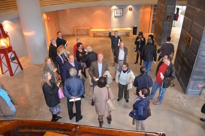 Finalizada la visita al museo nos preparamos para la visita en barco