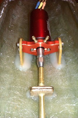 Motor montado, a falta de refrigeración.